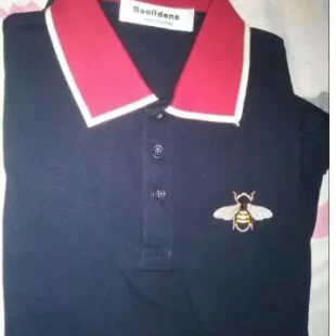 High New Novelty 2023 Men Embroidered bees stripes Fashion Polo Shirts Shirt Hip Hop Skateboard Cotton Polos Top Tee #F70 4 kf HTB1u8OeaPDuK1Rjy1zjq6zraFXaa