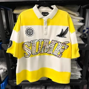 Y2k Retro Gothic Sume Letter Rhinestone Embroidery T Shirts Summer Men Hip Hop Short Sleeve TShirts Harajuku Fashion Stripe Tee 4 kf S0370fef9abe946eb966b31b42dbafb43s