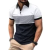 Summer Striped 3D Printed Polo Shirts Men's Fashion Streetwear Oversized Button Lapel Short Sleeve Shirt Tees Tops Man Clothing 2 kf S1ac2244fe7454b13ad1675d8e2038909S