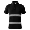Black Work Shirt Men Safety Polo Shirt Summer Construction Workwear With Reflective Stripes Quick Dry 2 kf S23049bbf5b694dc087c3a56cebf8a3e22