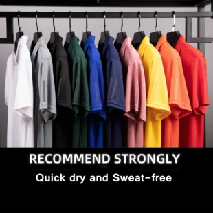 Polo Shirt Men Casual Solid Breathable Shirt Reflective Strip Sleeve Summer Sportswear Quick Dry Jerseys Tops Camisa Polo Shirts 5 kf S2f52742c7a0c4eab9c0bbddffda242ddW