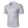 Men Short Sleeve Polo Shirt Contrast Stripe Black Striped Men Top Trending Casual Street Men Lapel Polo Shirt 6 kf S309e1515446a49d2a4e67c9c89c15f66J