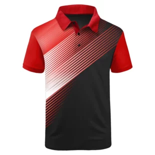 Simple Solid Color 3D Printed Polo Shirt For Men Sports Running Leisure T-shirt Striped Short Sleeves Lapel Button Tee Shirts 3 kf S35f86ca68da845368a3fd23bd28e4120r