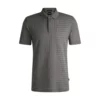 BOSS | Mercerized-cotton polo shirt with mixed stripes 2 kf S4a4b59a7f5524c4d8596f0a663df606bL