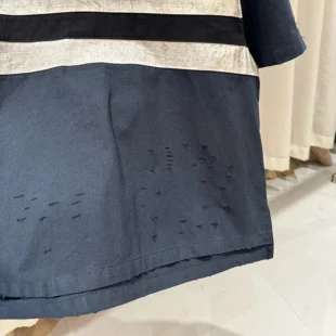 Hip Hop Vintage Washed Black Dirty Damaged PROJECT G/R Polo Shirts Men Women Casual Oversized Logo Embroidery Striped Shirt 4 kf S4c7898ac0e504db3b4f37b83af7ec3e74