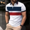Men's Polo Shirt Stripe Matching Short Sleeve For Men Business Casual Style Men's Top Summer Daily Wear Tennis Men's Polo Shirt 1 kf S4d0d35073e79402daf5ec44b60e2e59fl