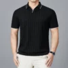 Luxury brand summer new men's short sleevefashionable business golf polo shirt comfortable casual solid color striped T-shirt 7 kf S545294ef9f174a63a38bd8084f76d220k