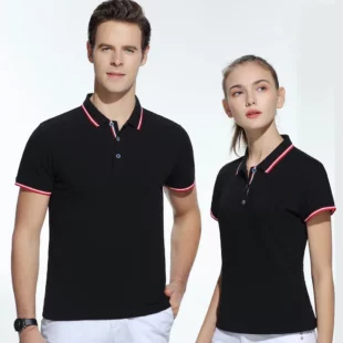 100% Cotton Quality Polo Logo Personalization Men Women Short Sleeve Shirts Striped Lapel Golf Tees Summer Top Shirt Custom 2 kf S552aad6bc68049589b39cdf0460ec6c1u