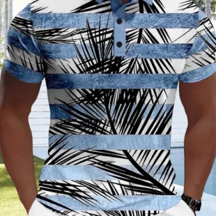 Anchor Men's Casual 3D Print Polo Shirt Outdoor Casual Daily Short Sleeve Turndown Polo Shirts Summer Spring S-5XL Lapel Polo 3 kf S674dd79343704810a77dab2a158b829cF