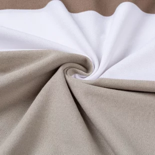 Men's Summer Casual Embroidery Polo Shirt, Breathable Short Sleeve Top with Ribbed Cuffs, 3-Button Placket & Color-Block Stripes 5 kf S726797ff20df4db29cce19857cda12d7a