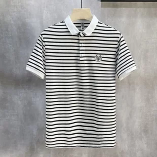 Fashion Lapel Button Embroidery Short Sleeve Striped Polo Shirts Mens Clothing 2024 Summer New Loose Casual Tops Korean T-Shirts 2 kf S7f960871ea1d4871ace4095c27ca9faaj
