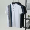 High end pony embroidery short sleeve polo shirt designer brand personality stripe decoration comfort summer trend men's T-shirt 6 kf S8d62070a2ec84596911b3e559e22548fx