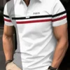 2025 New Striped printed men's POLO shirt T-shirt, collared button POLO shirt, Casual Breathable T-shirt, Best-selling in Europe 6 kf S9901ab9402e1438d90e4678d75010857Z