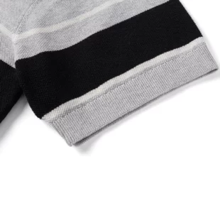 SIMWOOD 2025 Summer New Oversize Soft Knitted Polo Shirts Men Plus Size Tops Striped T-shirts 4 kf S9dfb179013d047328537c6ef9c6de2bcA