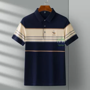 Luxury Embroidery Men's Polo Shirt Summer Thin Breathable 95%Cotton Hip-Hop Harajuku Black Lapel Short-Sleeved Tops Male M-4XL 4 kf Sa0054b02672043338f31479cdfc89de3R