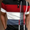 Male Golf Stripe Polo Men's Casual Short-Sleeved Polo Shirt Solid Color Lapel Fashion New Business Sports Breathable T-Shirt Top 6 kf Sa69dde8debad432ca383b5495595caa86