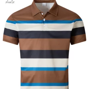 2025 New Summer Men's POLO Shirt 3D Stripe Printed Short sleeved Polo Shirt Flip Collar European and American Casual T-shirt 2 kf Sa6dbaa5f7e0f4e409ef8d8dddffcfe556