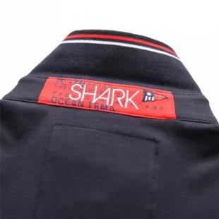 TACE&SHARK Casual Shark Flag Embroidery Short Sleeve Polo Shirts Fashion White Dark Blue Camisa Polo Homme Men Clothing Plus 3 kf Saf38530d773b4a99baaecca2d13aff55c