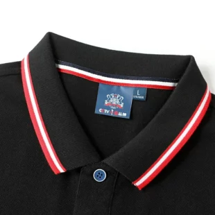 100% Cotton Quality Polo Logo Personalization Men Women Short Sleeve Shirts Striped Lapel Golf Tees Summer Top Shirt Custom 3 kf Sb66994f95e9c400282f9c7dea0711c20Q