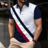 Men's Polo Shirt Stripe Matching Business Casual Style Short Sleeve For Men Football Tennis Street Wear Men's Top Polo Shirt 6 kf Sb992d1d2e872487a9799c5fc1500abb9Z
