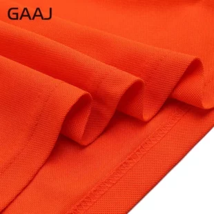 GAAJ Polo Shirt Men,France Stripes Collar Poloshirt,100% Cotton Button Up Social Tees,Fashion High Quality Summer Polos,200GSM 3 kf Sbcc3a1d9761d48debfe3c3014b0e9c04w