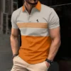 Business Men's Polo Shirt Summer Casual Short Sleeves Top Stripe Pattern Print Button T Shirt Loose Clothes Fashion Polo T Shirt 7 kf Sbf208d12ef1a4e84acc0fc1c7542c9dbj