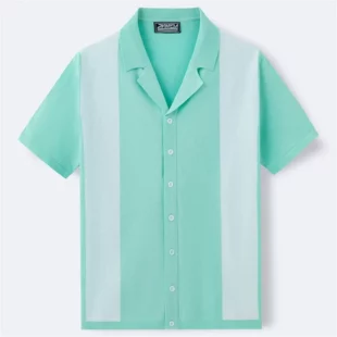 Smart Casual Knitted Mens Polo Shirts Striped Viscose Stretchy Summer Quality Soft Comfortable Silky Icy Lapel Camisas De Hombre 5 kf Sc5988f2d82324578a38f284427d71cd5s