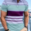 Men's Polo Shirts Golf Shirt Short Sleeve Polo Shirts Collared Shirts Men's Striped Golf Shirt Short Sleeve Summer Golf Shirt 7 kf Sc7a94e711fe24e678530b69de5888253v