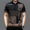 2024 New Men's Summer Short sleeved Lapel T-shirt Letter Print Stripe Polo T-shirt Fashion Pullover High Quality Men's Clothing 6 kf Sca3605452c8547dda9aa9e610ab5972bJ