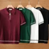 Summer contrasting collar polo shirt for men breathable fashionable, casual knitted short sleeved T-shirt for men#6175 6 kf Sd6e64c8af1f2412f9bfce08cfa6e9565O