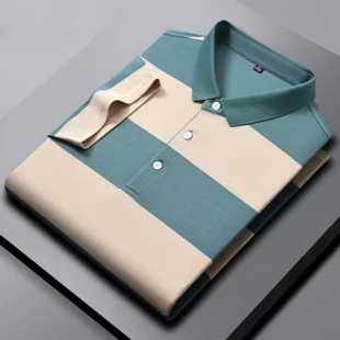 Fashion Striped Polo Shirt Man Business Casual Polo T Shirt Men Breathable Short Sleeve Polos Para Hombre Summer Men Clothing 2 kf Sd771ada078d9459181bb08cbfed20644l