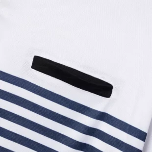 Men's Zipper Short-Sleeved Striped Polo Shirt Spring And Summer Fashion Casual Tops Street Outdoor Sports Wear Men's Clothing 4 kf Sdd086ffe417449ab915108d6e86946f4h