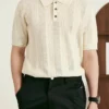 Trendy Slim Fit Short Sleeve Men Knit Polos Stylish Striped Knitting Polo Shirt For Mens Summer Fashionable Button Lapel Polo 1 kf Seffecc9792794b8b85e4858f91b4065bP