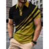 Colorful 3D Printed Stripes Polo Shirt For Men Geometry Pattern Short Sleeve Tees Summer Casual Lapel Tops Oversized T-Shirts 4 kf Sfbe68135b73546dbbd7d52653a1fde18h