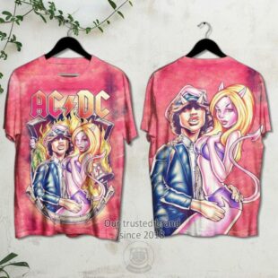 AC-DC Angus Devil Girl Album All Over Print T-Shirt