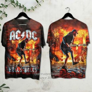 AC-DC Hells Bells All Over Print T-Shirt