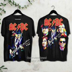 AC-DC Members All Over Print T-Shirt