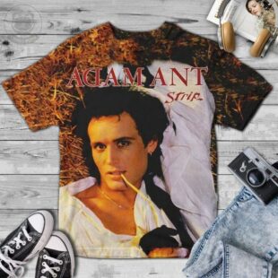 Adam Ant Strip Album All Over Print T-Shirt