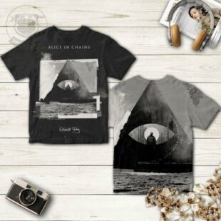 Alice In Chains Rainier Fog All Over Print T-Shirt