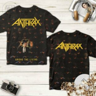 Anthrax Among The Living All Over Print T-Shirt