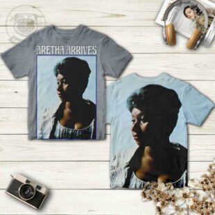 Aretha Franklin Aretha Arrives All Over Print T-Shirt