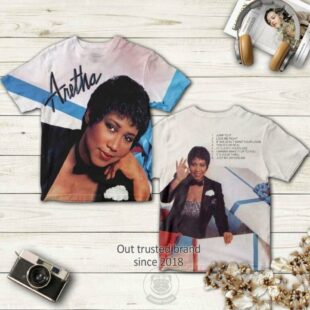 Aretha Franklin Jump To It All Over Print T-Shirt