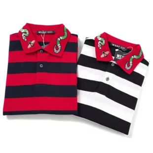 High New Novelty 2020 Men Punk Embroidered bee Snake Fashion Polo Shirts Shirt Hip Hop Skateboard Cotton Polo Top Tee #a2 4 kf Hf4514826a16c485a953542b410aa5b430