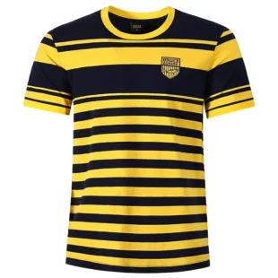 New Straight Men's Short T-shirt Round Neck Bruce&Shark Fashion Men's Stripe Tee Stretch Cotton Summer Breathable Tops Big Size 4 kf S09ce21c1dece4868923d37bdb9f17fa8E