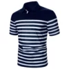 Men Short Sleeve Polo Shirt Two-Color Splicing And Stripe Design Tops Streetwear Casual Fashion Contrast Color Men Polo Shirt 1 kf S0fa5990ba72a45c79147658cad4cf78aA