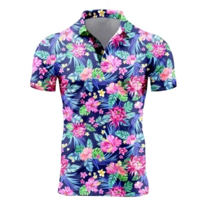 Funny Mens Short Sleeve Polo Shirts 3d Full Print Flower T Shirts For Men Summer Casual Oversized Tee Shirt Tops 3 kf S11dc4c7b2f9249e89fa960a2b63b54aaF