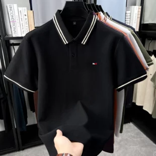 Luxury brand polo shirt embroidered short sleeved men's summer new 100% cotton casual comfortable breathable high-end T-shirt 4 kf S3514a0c4992246ae9dfabdd77407544bo