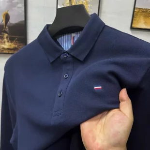 Men's fashionable casual polo shirt new summer breathable and comfortable embroidered short sleeved business luxury outdoor top 2 kf S351becaa68994d409f6972478f9dbbeen