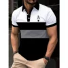 3D Printed Colorful Stripes Polo Shirt For Men Spades A Pattern Short Sleeves Summer Casual Lapel Oversized Tops Tees 3 kf S3fe58a86f5f045359a9708d2a88a2466a