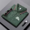 Embroidered Men's Polo Shirt, Summer Trend Short Sleeved Top of the Line Business Casual Comfortable Breathable Polo Shirt 2 kf S43e5ce3b2cd94972bc5aa05344d4c4cbt